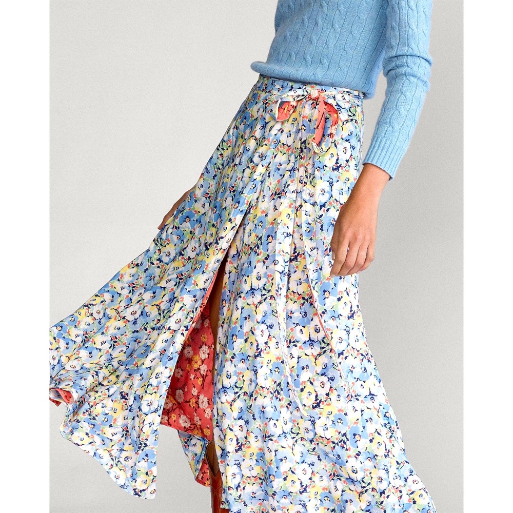 Ralph Lauren Reversible Floral Skirt
